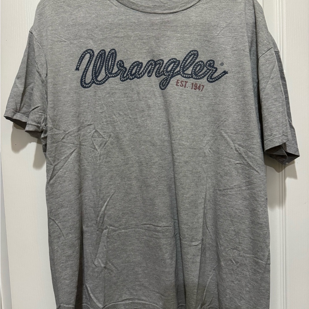 Wrangler Gray Short Sleeve Men's Tee